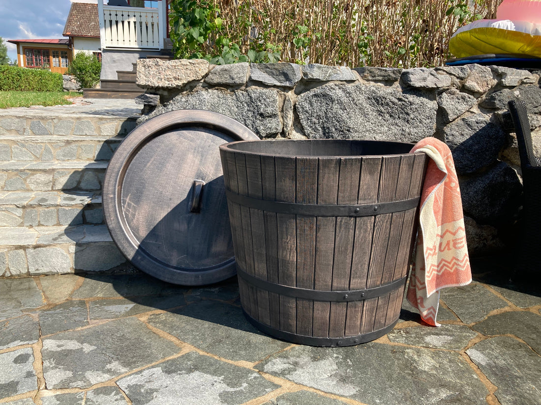 Nu har vi fått in snygga badtunnor som rymmer 300 liter!